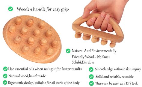 Wyjtpone Wood Therapy Tools For Body Shaping Wooden Massage Tools Lymphatic Drainage