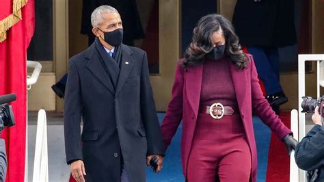 Michelle Obama Wows in Pant Suit by Black Designer at Joe Biden's ...