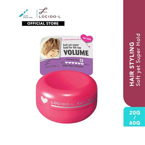 LUCIDO-L Hair Wax Volume 20g/60g (woman hair, woman hair wax, hair ...