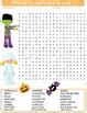 French Halloween Word Search wordsearch Activity Activités de L