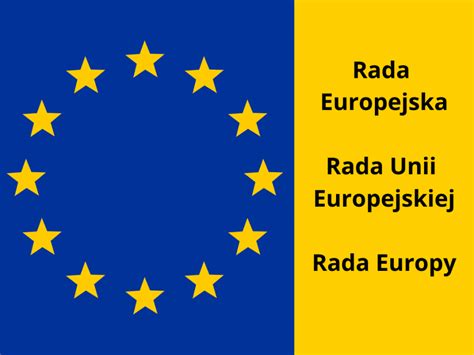 Rada Europejska Rada I Rada Europy Czym Si R Ni O Prawie Po