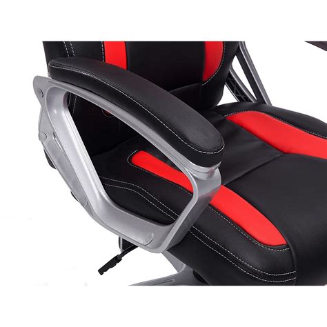 DaAls-Gaming-Chair-Racing-Sport-Style-Swivel-Office-Chair-in-Black-Red ...