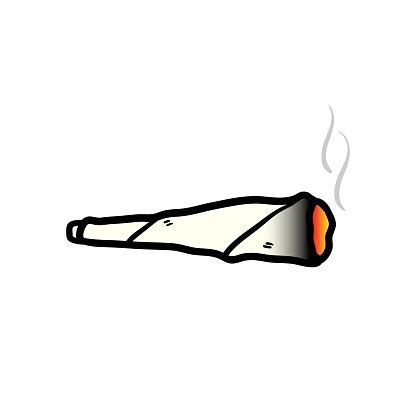 Cartoon Blunt Or Joint Stock Illustration - Download Image Now - Marijuana Joint, Blunt, Cartoon ...