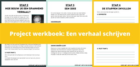 Project Werkboek Een Spannend Verhaal Schrijven Artofit