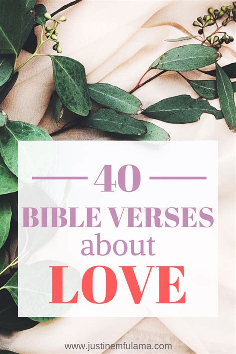 40 Bible Verses About Love: Bible Quotes About Love