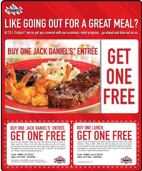 TGI Fridays Coupons | CharlotteHappening.Com