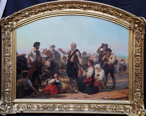 Charles Soubre - Blessing the Harvest - Belgian 19thC art figurative ...