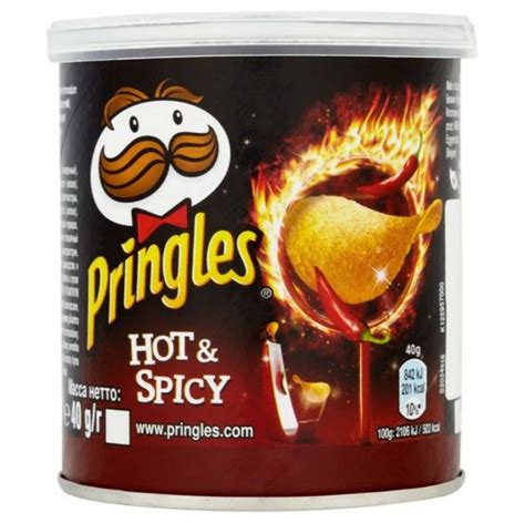 Чипсы Pringles Hot Spicy Острые 40гр Зан Зан Иностранные сладости и подарки
