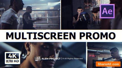 Videohive Multiscreen Promo Dynamic Intro Split Screen Opener