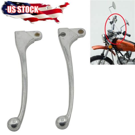 2X Brake Clutch Handle Levers For Honda XL70 75 80 125 XR80 CB100 125