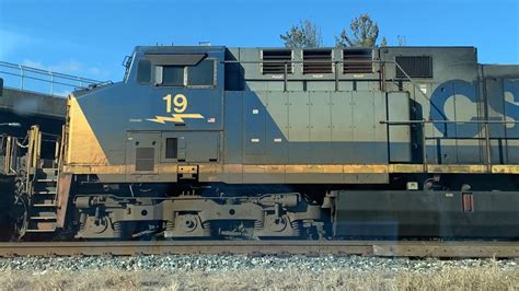 CSX M217-17 with 19 Trailing - YouTube