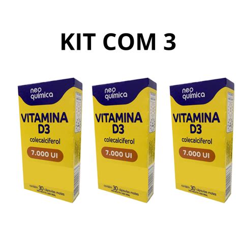 Vitamina D Ui Kit C Capsulas Moles Cada Caixa Neo