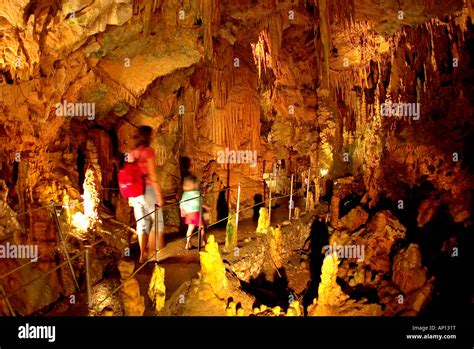 Dripstone Caves of Dirou, Peloponnes, Greece Stock Photo - Alamy