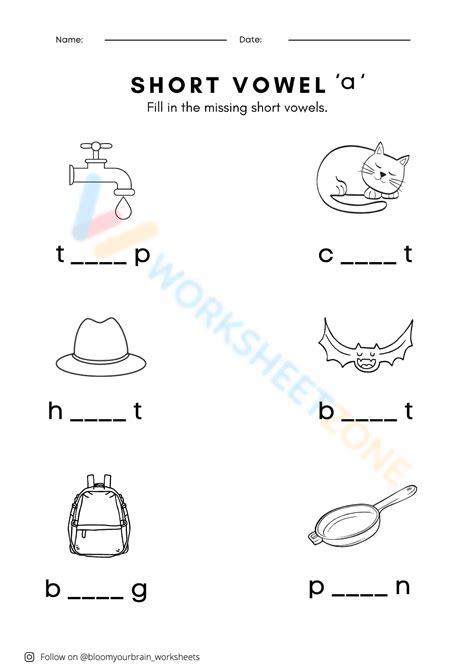 Vowels Coloring Worksheet