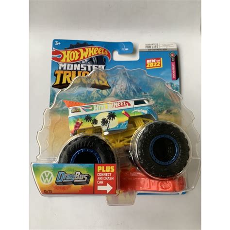 VOLKSWAGEN HOT WHEELS Hotwheels 風火輪怪物卡車卡車大眾大眾 DRAGBUS 壓鑄微型玩具 蝦皮購物