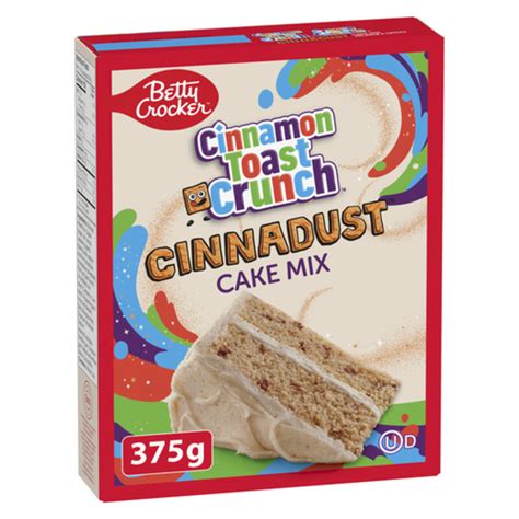 Betty Crocker Cinnamon Toast Crunch Cake Mix With Cinnadust 375 G