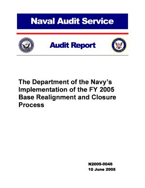 Fillable Online Chapter Base Realignment And Closure Overview And