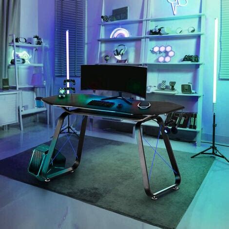 Mesa gaming desk escritorio gamer ergonómico mesa de juegos para