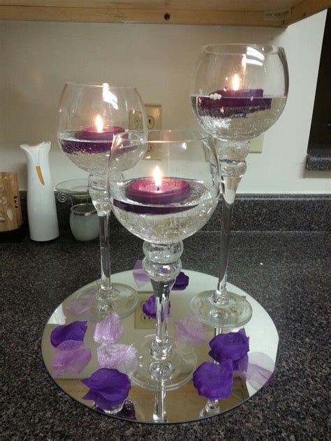 Purple Wedding Centerpiece Hochzeit Tisch Ideen Ideen Für