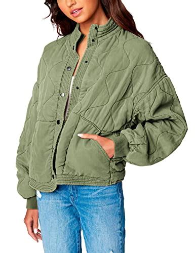 For Women Best Olive Green Quilted Jackets For Women