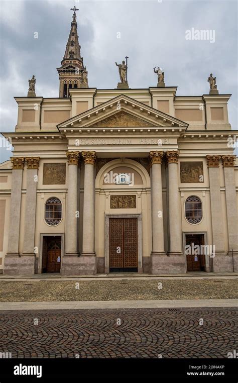 Alessandria Cathedral on Piazza del Duomo Stock Photo - Alamy