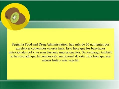 PPT Inmejorables Beneficios Nutricionales De La Fruta De Kiwi