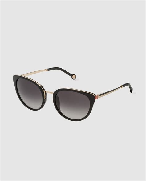 Gafas De Sol De Mujer Carolina Herrera Cat Eye De Acetato En Negro Ch