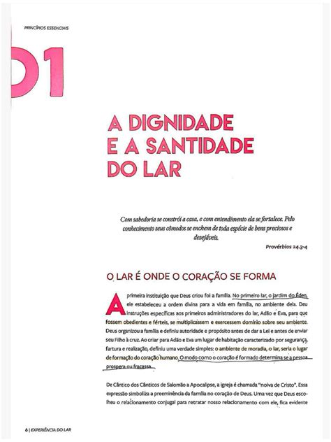 Experiencia Do Lar Pdf - Experiencia Do Lar Cap 01 | PDF