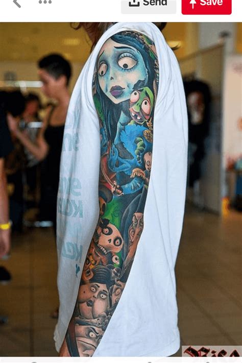 Discover 67+ tim burton tattoo sleeve latest - in.cdgdbentre