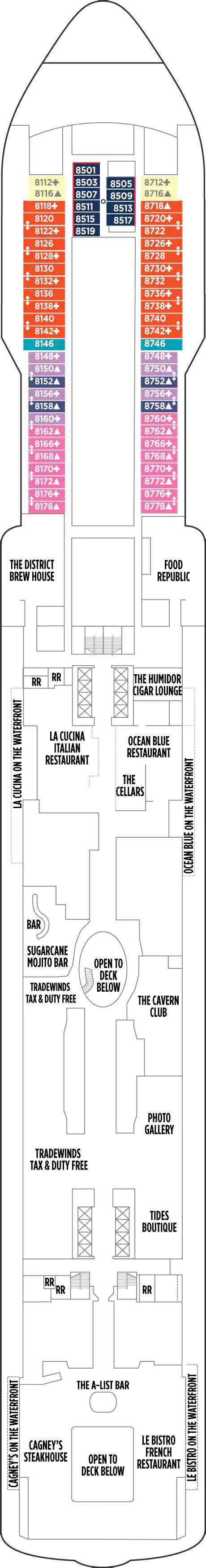 Norwegian Joy Deck Plans | CruiseInd