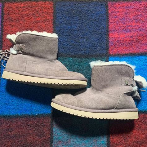 Koolaburra By Ugg Jaelyn Mini Taupe Suede Leather Depop