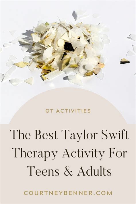 The Best Taylor Swift Therapy Activity For Teens And Adults Therapy