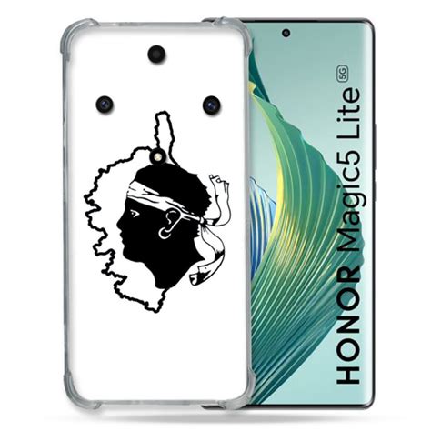 Coque Renforcée Pour Honor Magic 5 Lite Corse Blanc