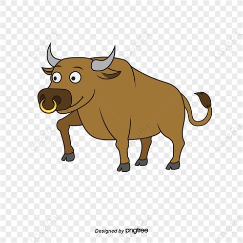 Cartoon Bull,cartoon Red Bull,cows,cattle PNG Free Download And Clipart ...