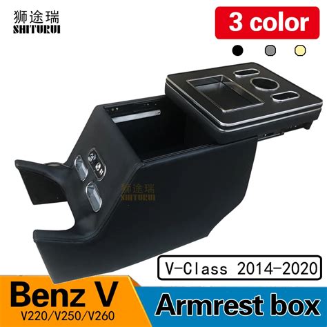 For Mercedes Benz V Class V V V W Armrest Storage Box Rear