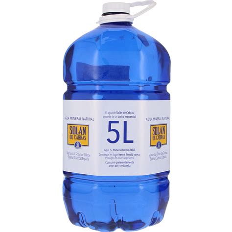 Solan De Cabras Mineral Water L Still Water Water Drinks