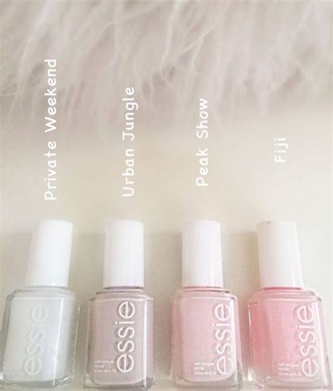 Essie Peak Show Is The Perfect White Pink Shade This Is A Comparison