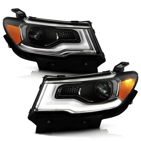 Spyder 2017 2021 Jeep Compass HID Xenon LED DRL Projector Headlight