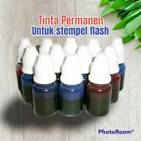 Jual Tinta Permanen Untuk Stempel Flash Tinta Stempel Plastik Tinta