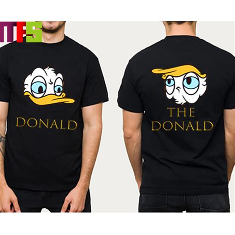 Donald Duck Upside Down Is Secretly Donald Trump Two Sided Funny Meme T ...