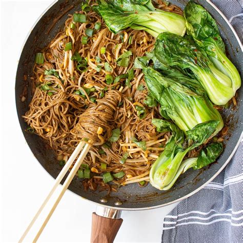 Spicy Garlic Soba Noodles With Bok Choy Recipe Samsung Food App