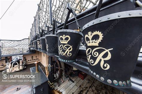 The Hms Victory Lord Nelson S Flagship At The Battle Of Trafalgar Now