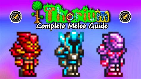 Complete Thorium Melee Progression Guide Terraria 14 Youtube