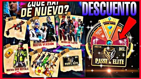 Ya Sali Agenda Semanal Pase Elite Con Descuento En Free Fire Y Nueva