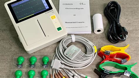 ELECTROCARDIOGRAFO COMEN H3 de 12 derivaciónes autointerpretativo