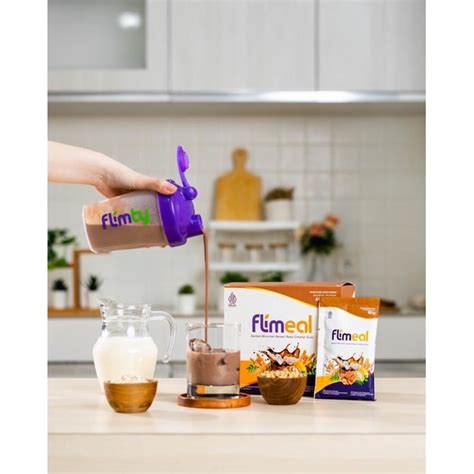 Jual Flimeal By Flimty Meal Replacement Rasa Coklat Coklat Susu