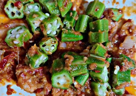 Resep 8 Sambal Udang Okra Petai Oleh Aidalulu07 Cookpad