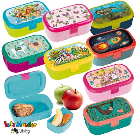 LUNCHBOX für KINDER Brotdose Brotbox Schule KIGA KITA Kindergarten