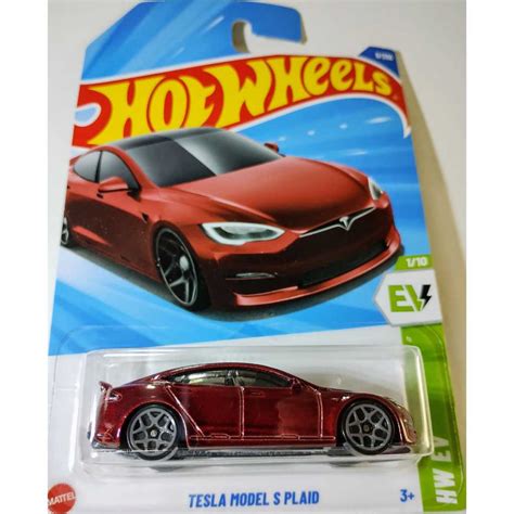 Hot Wheels TESLA MODEL S PLAID HW EV 1 10 Lote A De 2025 Mattel 1 64 Shopee Brasil