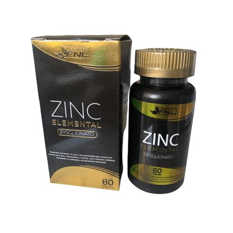 ZINC ELEMENTAL BISGLICINATO 60 CAPS FNL Nutrapunto